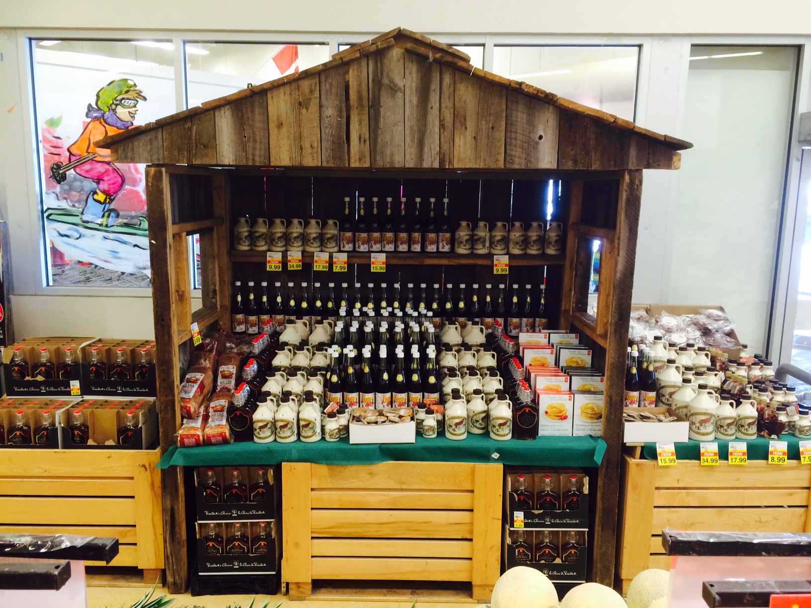 Maple products on sale at Ross Independent Grocer