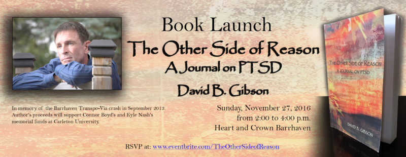 Barrhaven book launch - The Other Side of Reason - David B. Gibson