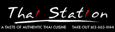 Thai Station Logo Black