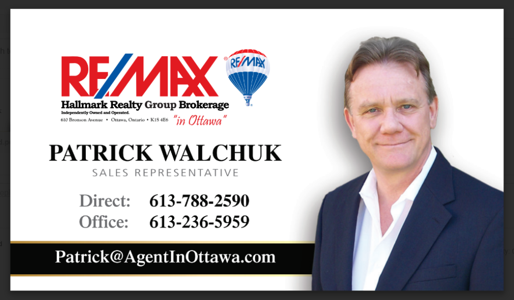 Barrhaven Real Estate Pat Walchuk Agent in Ottawa