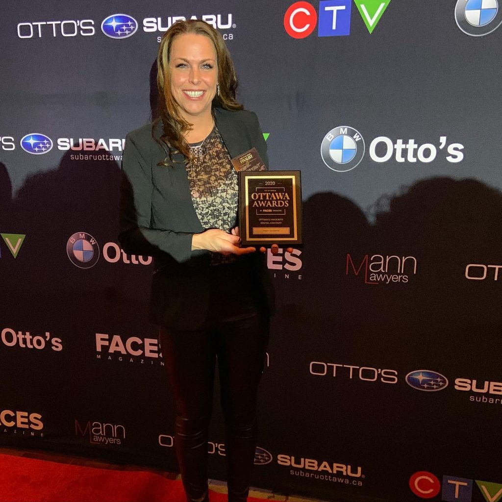 Sindy Lecompte from Braces Haven in Barrhaven Wins Favourite Dental Assistant in Ottawa - Faces Magazine Awards